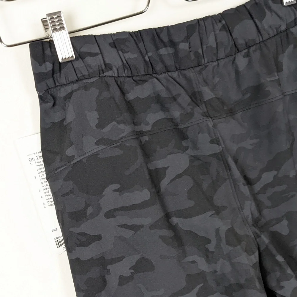 Lululemon On The Fly 7/8 Pants Size 4 incognito Camo grey - Picture 11 of 13
